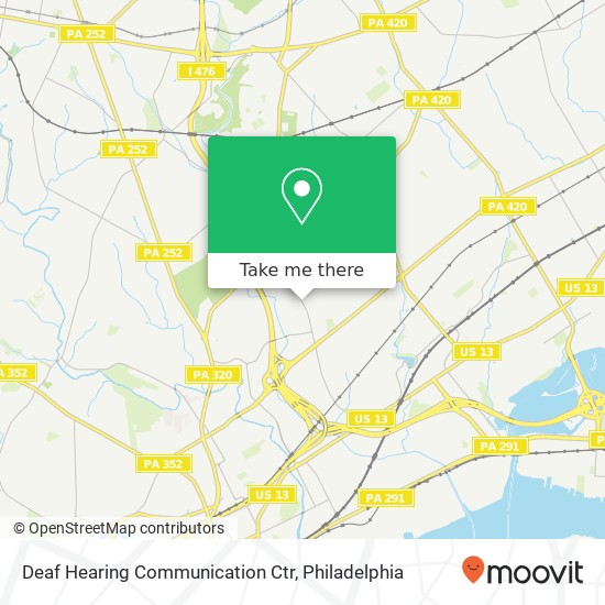 Deaf Hearing Communication Ctr map
