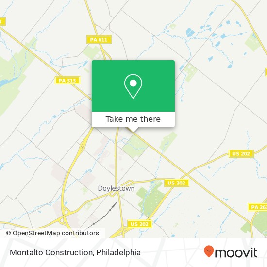 Montalto Construction map