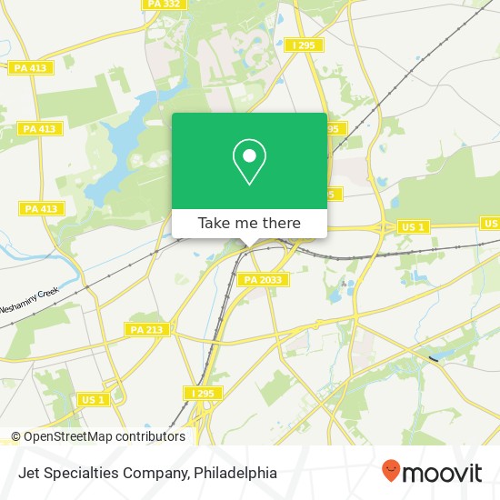 Jet Specialties Company map