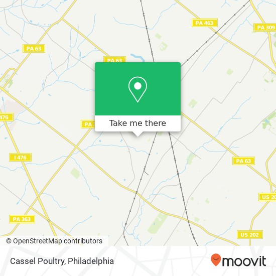 Cassel Poultry map
