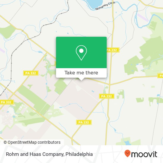 Rohm and Haas Company map