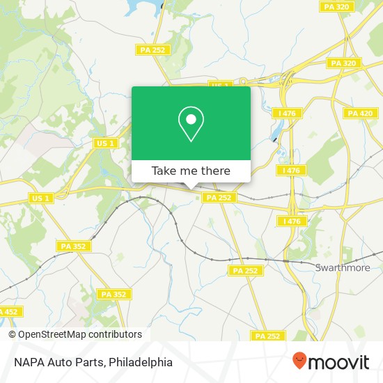 NAPA Auto Parts map