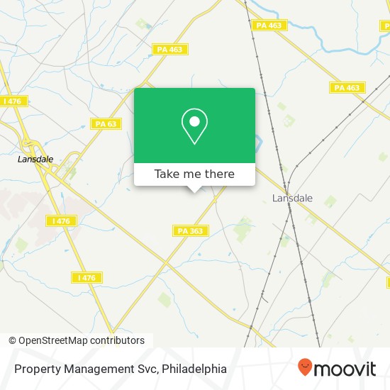 Mapa de Property Management Svc