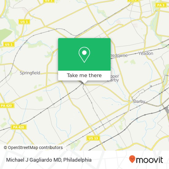 Michael J Gagliardo MD map