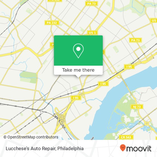 Lucchese's Auto Repair map