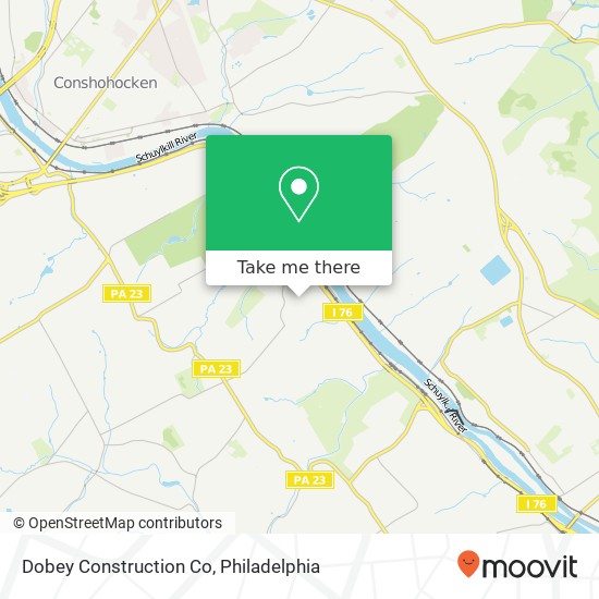Dobey Construction Co map