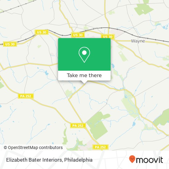 Elizabeth Bater Interiors map