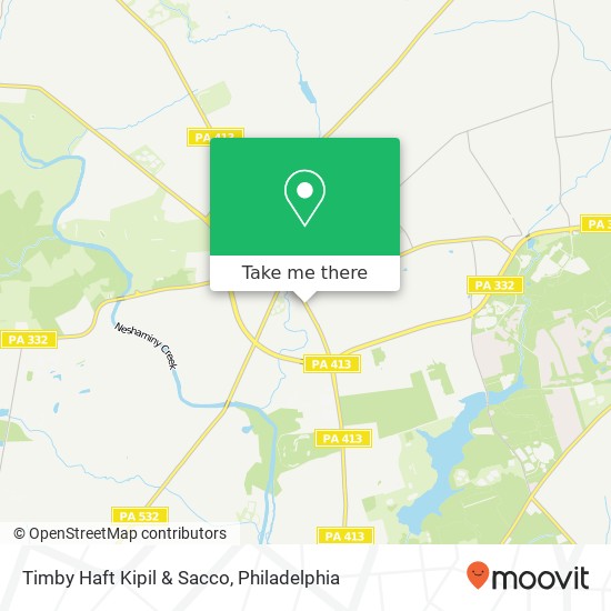Timby Haft Kipil & Sacco map