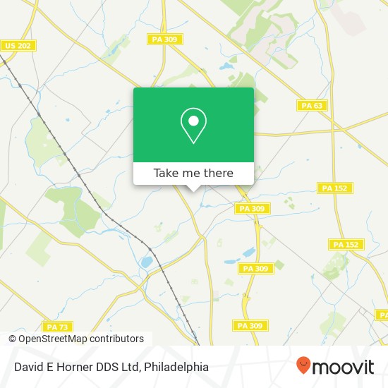 David E Horner DDS Ltd map