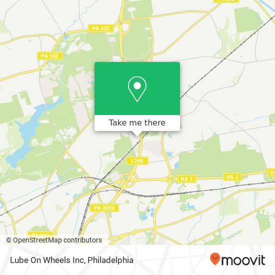 Lube On Wheels Inc map