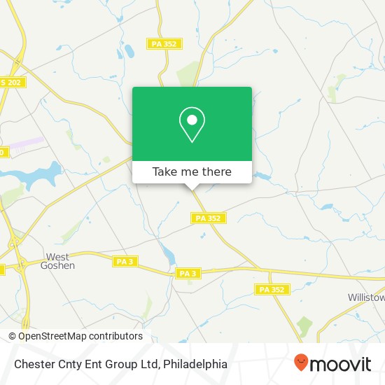 Mapa de Chester Cnty Ent Group Ltd