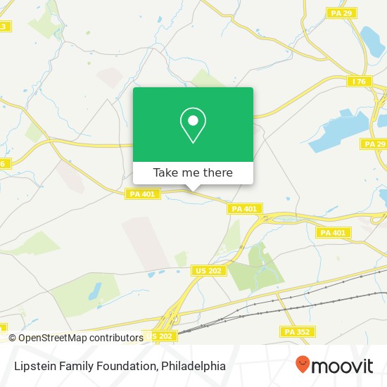 Lipstein Family Foundation map