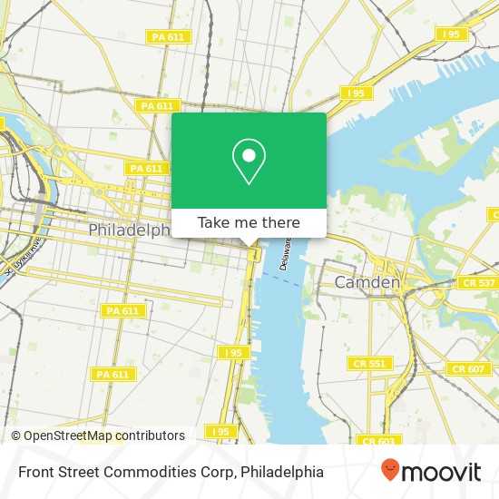 Front Street Commodities Corp map