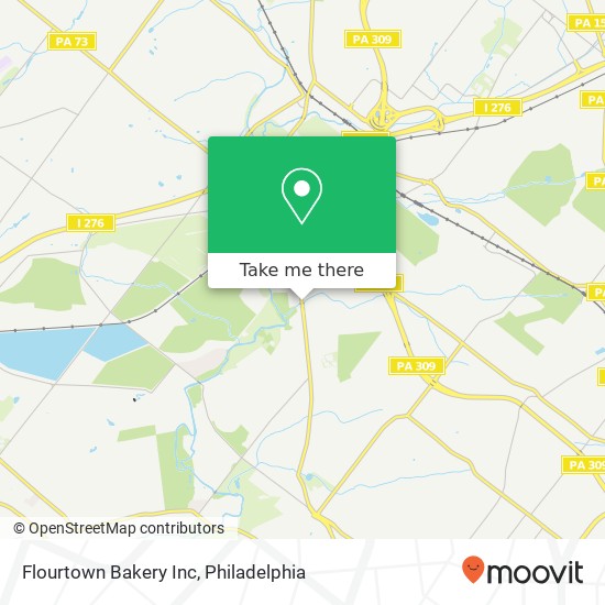 Mapa de Flourtown Bakery Inc