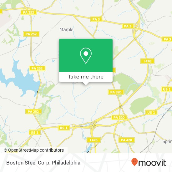 Mapa de Boston Steel Corp