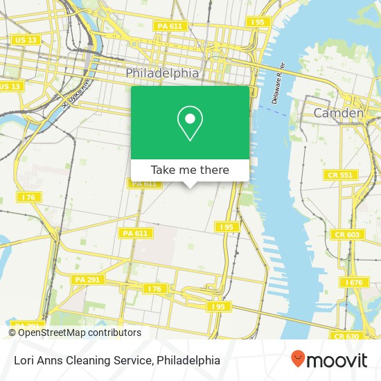 Lori Anns Cleaning Service map