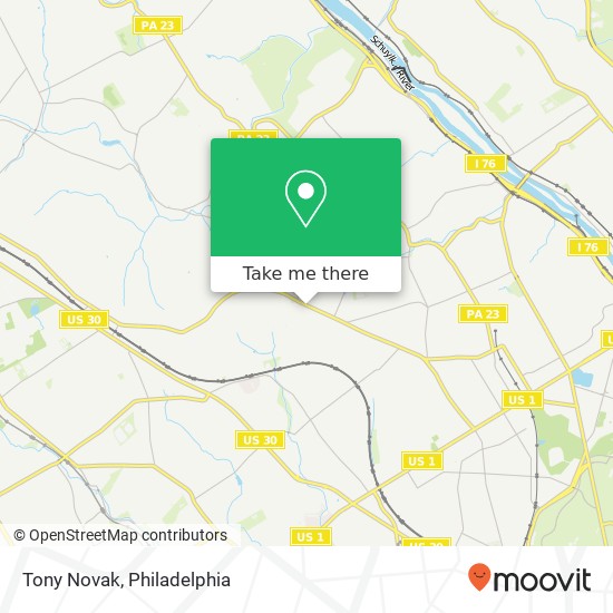 Mapa de Tony Novak