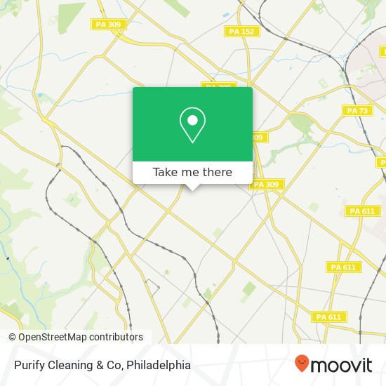 Purify Cleaning & Co map