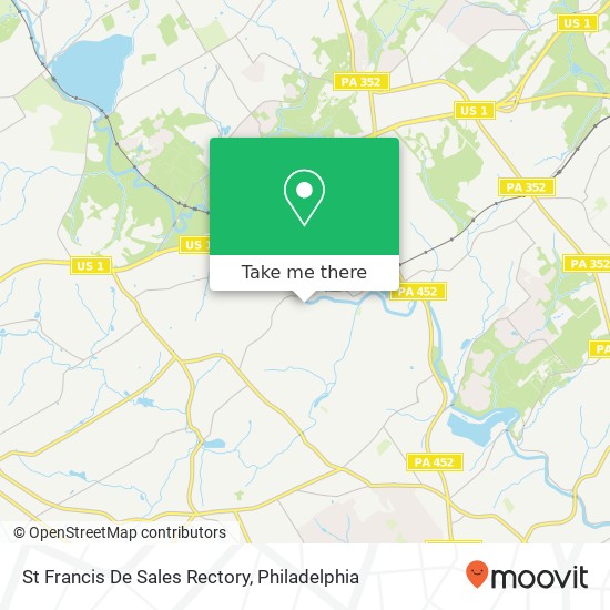 Mapa de St Francis De Sales Rectory