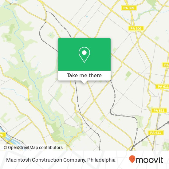 Macintosh Construction Company map