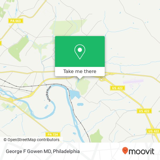 Mapa de George F Gowen MD