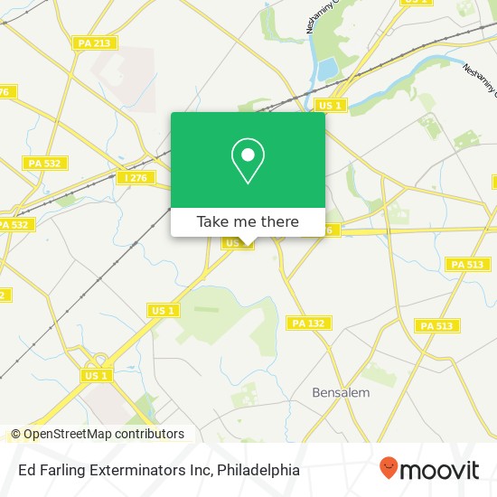 Mapa de Ed Farling Exterminators Inc