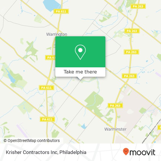 Krisher Contractors Inc map
