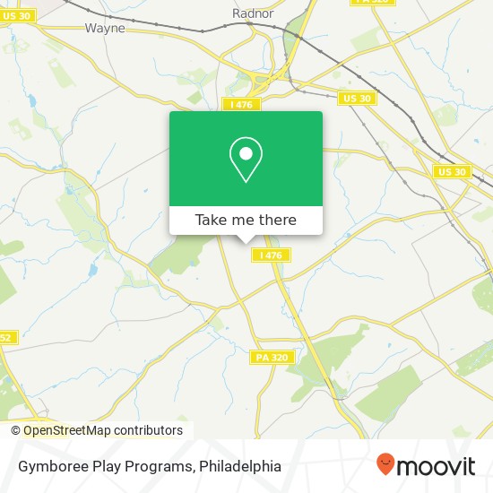 Gymboree Play Programs map