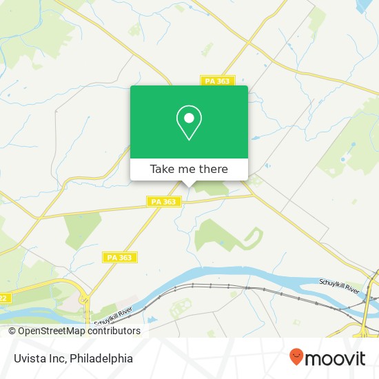 Uvista Inc map