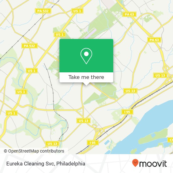 Eureka Cleaning Svc map