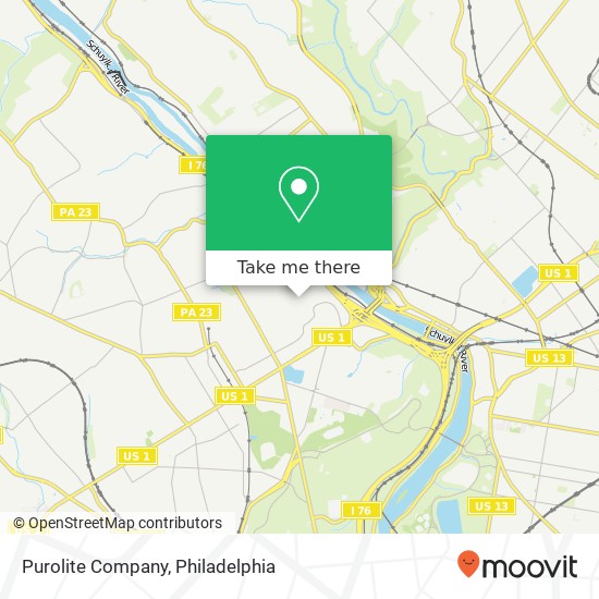 Purolite Company map