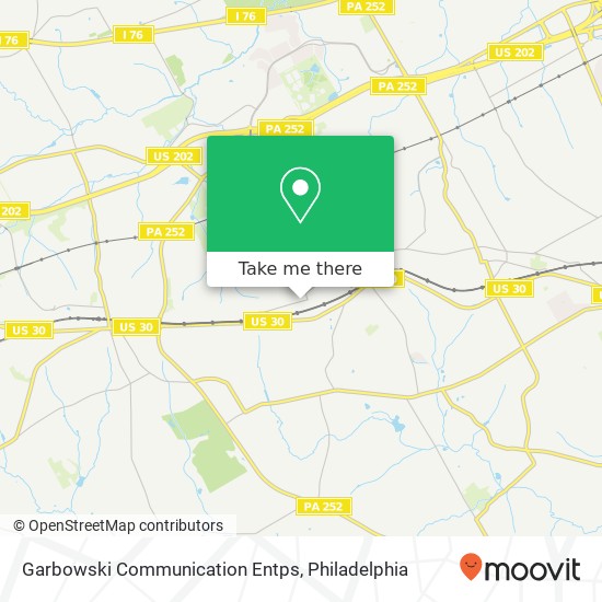 Garbowski Communication Entps map