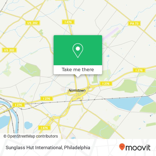 Mapa de Sunglass Hut International
