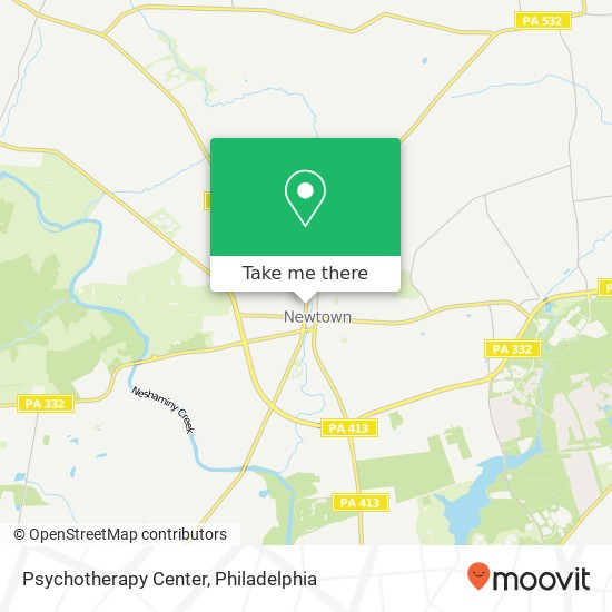 Psychotherapy Center map