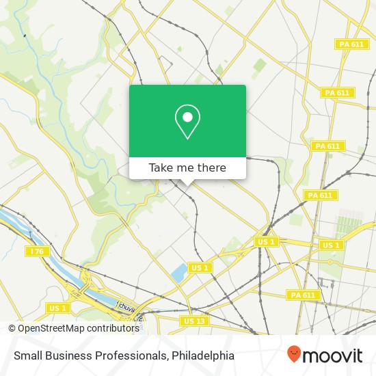 Small Business Professionals map