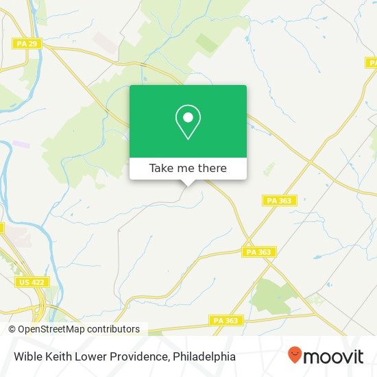 Wible Keith Lower Providence map