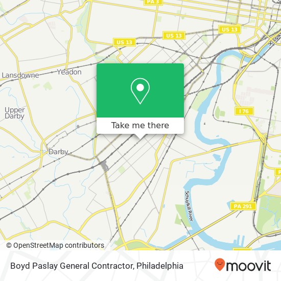 Boyd Paslay General Contractor map