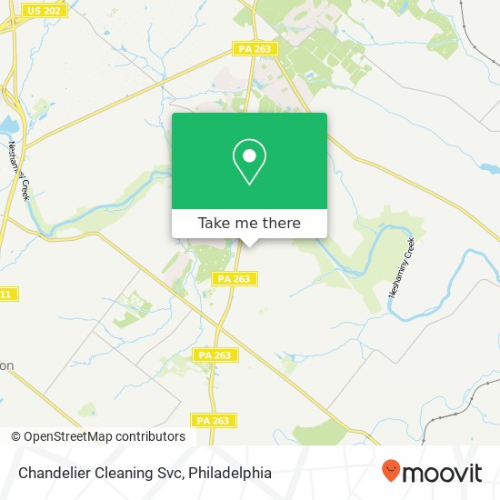 Mapa de Chandelier Cleaning Svc