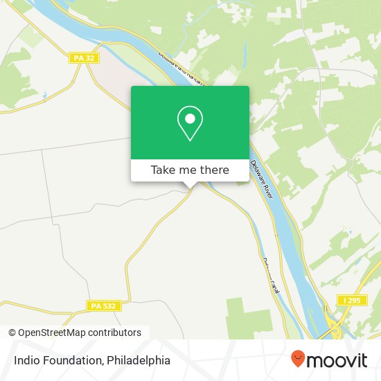 Indio Foundation map