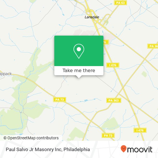 Paul Salvo Jr Masonry Inc map