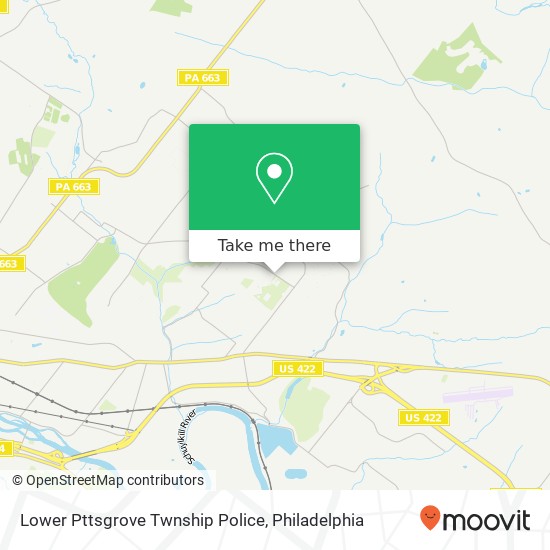 Lower Pttsgrove Twnship Police map