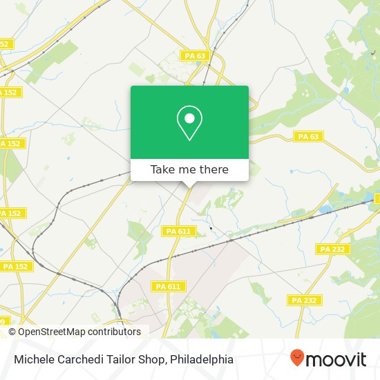 Michele Carchedi Tailor Shop map