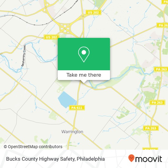 Bucks County Highway Safety map