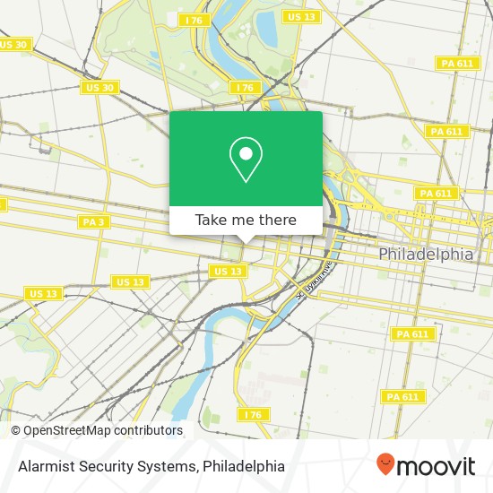 Alarmist Security Systems map