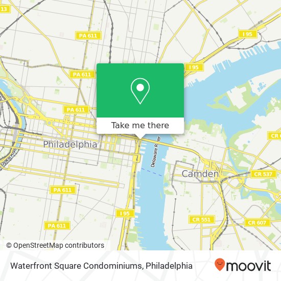 Waterfront Square Condominiums map