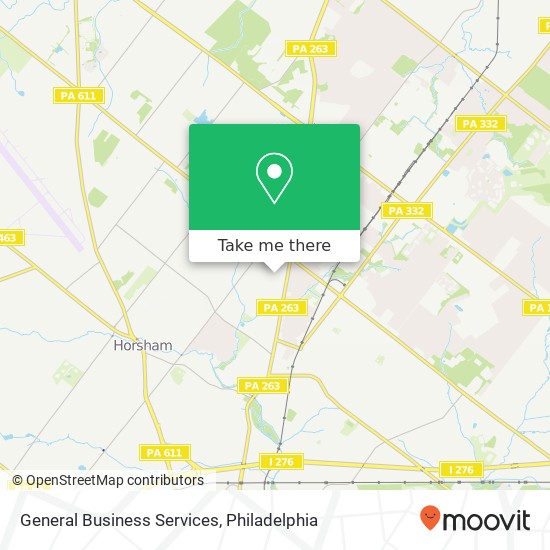 General Business Services map