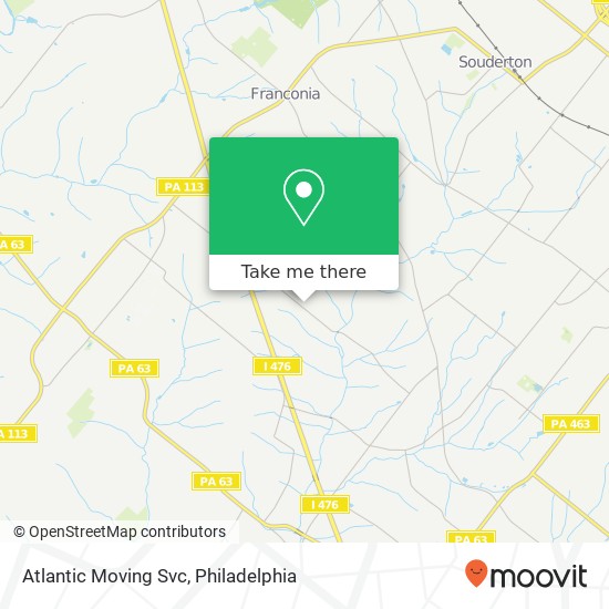 Atlantic Moving Svc map