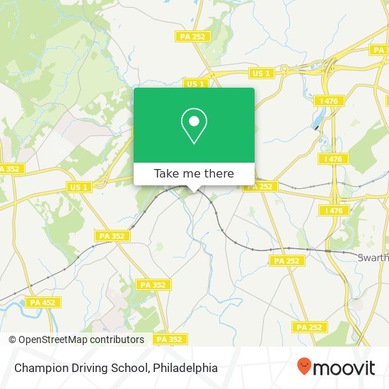 Champion Driving School map