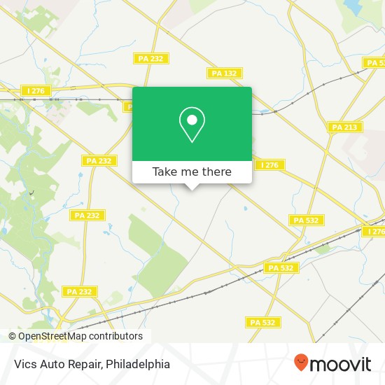 Vics Auto Repair map