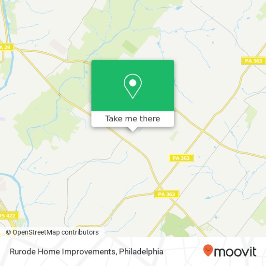 Rurode Home Improvements map